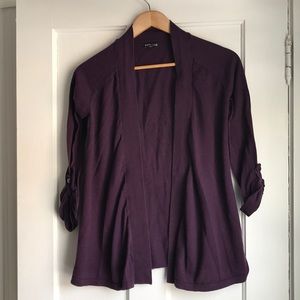 Plum cardigan
